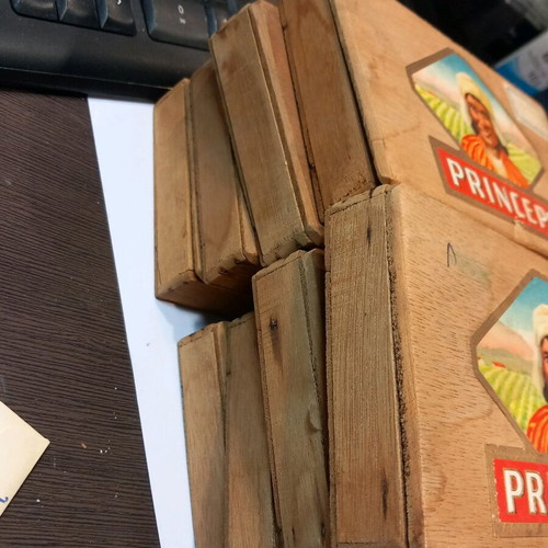 Nicaragua cigar boxes used, pack of eight