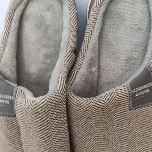 Fashion Shoes at Home women's beige brown slippers new, sizes 38-40