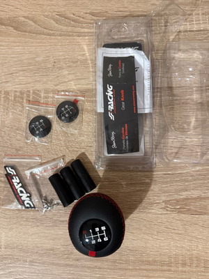Simoni Racing Slick black/red gear knob new