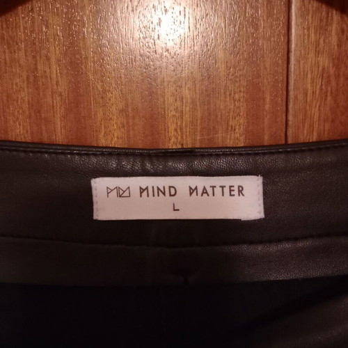Mind Matter leather pants used, black, size Large