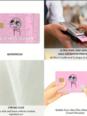 Card sticker new