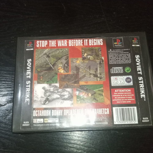 Soviet Strike PlayStation 1 game used, English version, CD only