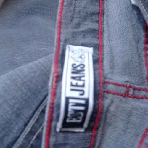 ESTI denim pants used, gray, sizes M and L