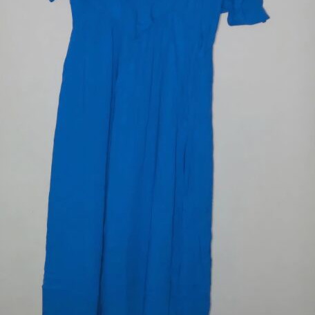 Toi&Moi Maxi Dress Blue cold shoulder style size M like new