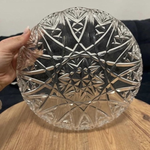 Crystal big platter like new