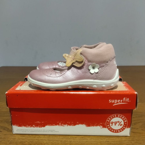 Superfit Ballerina Shoes Size 24 Like New, Pink Leather