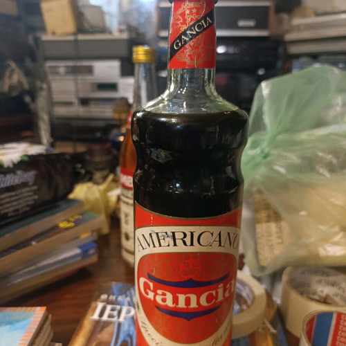 Vintage Gancia Americano Aperitivo 1L new, collectible bottle