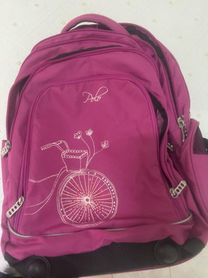 Polo school backpack used for girls with multiple compartments