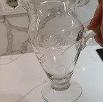 Crystal pitcher like new