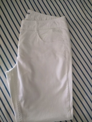 Παντελόνι H&M λευκό σαν καινούργιο σε ίσια στενή γραμμή