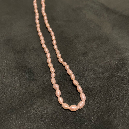 NotForHer Freshwater Pearls Fino Riso Necklace 45-50cm