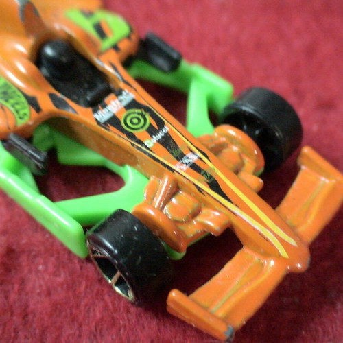 Hot Wheels Super Rigs Big Rig Heat used orange