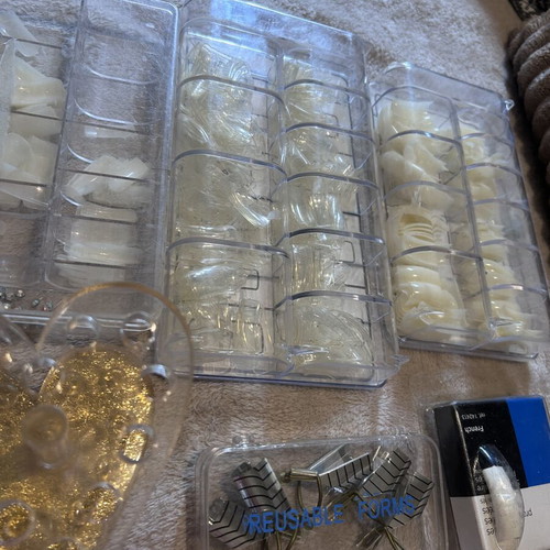 Nail materials like new, assorted set