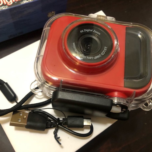Lamtech 2in1 Waterproof Digital Camera Red