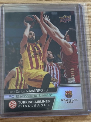 Αριθμημένη κάρτα Juan Carlos Navarro Barcelona 23/49 Upper Deck 2015-16 καινούργιο