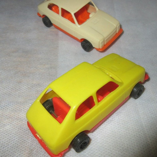 Lot Fiat 127 plastic 8cm from Antony company 80s new