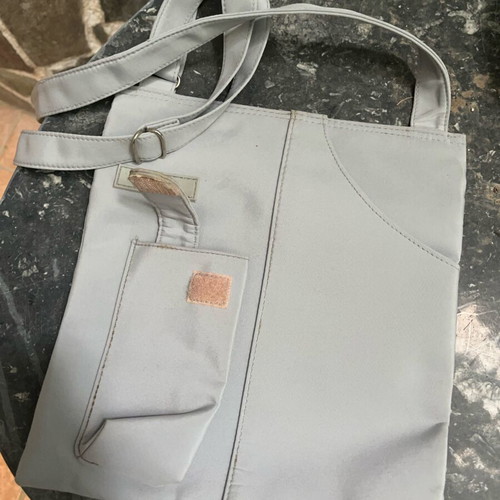 Crossbody bag gray like new