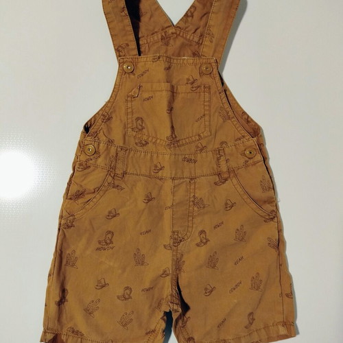 Prénatal baby romper shorts like new, cowboy pattern, 12-18 months