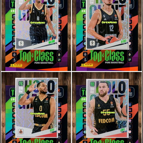 Κάρτες Holo Giant Top Class Euroleague 2024-25 καινούργιες