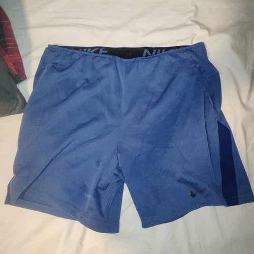 Nike blue shorts large used
