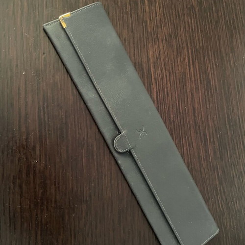 EBEL Watch travel case used, leather, gray