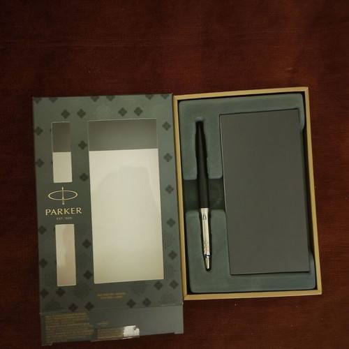 Parker Jotter pen set with notebook new
