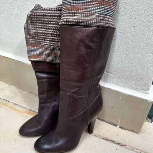 Missoni brown leather boots like new, size 36.5
