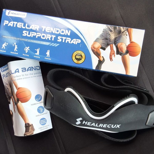 Silicone Knee Pads new, set of 2, patellar tendon support