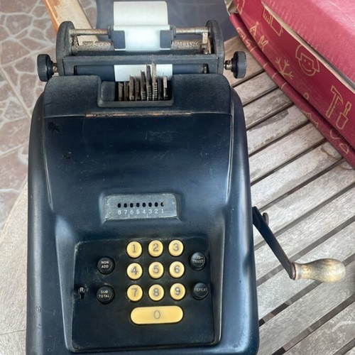 Remington Rand calculator used, vintage collectible