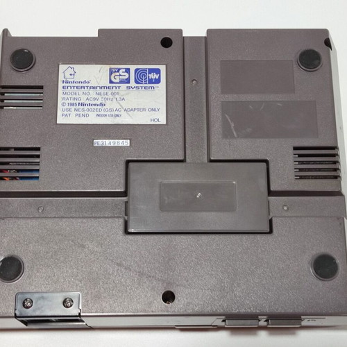 Nintendo Entertainment System (NES) used console with RCA cables