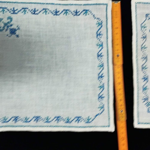 Handmade embroidery used, pack of 4 napkins