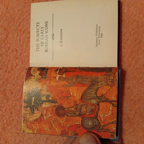 The Subjects of Early Russian Icons book used, English pocket edition 1991