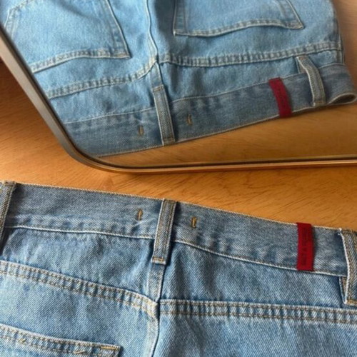 Salt & Pepper jeans like new with cutouts, size S 36 8, blue