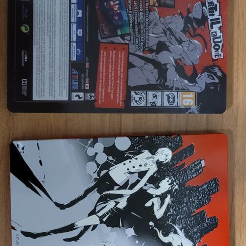 Persona 5 Steelbook PS4 game, European version