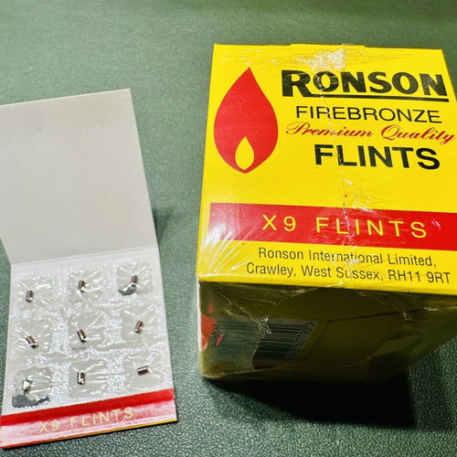 Ronson flints pack of 216 new lighter stones
