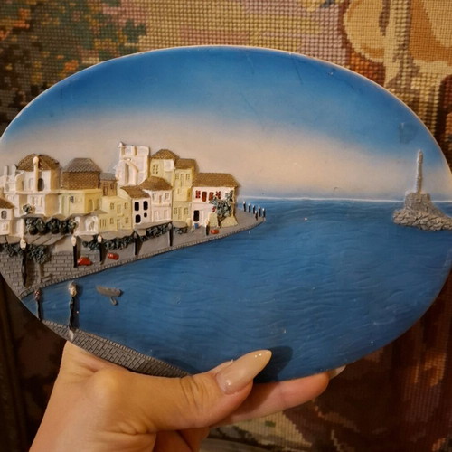 Decorative plate Island new