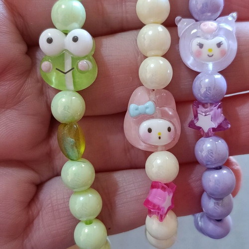 Hello Kitty and Friends bracelet set of six new, multicolor