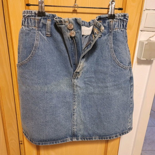 Mango skirt medium length like new, blue, size M