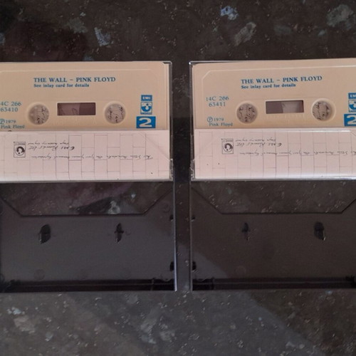 Pink Floyd The Wall double cassette used, rock