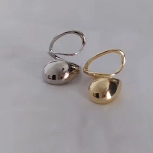 Opening rings new, stainless steel, gold and silver colors