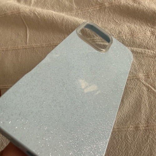 iPhone 16 Pro Max blue glitter case brand new