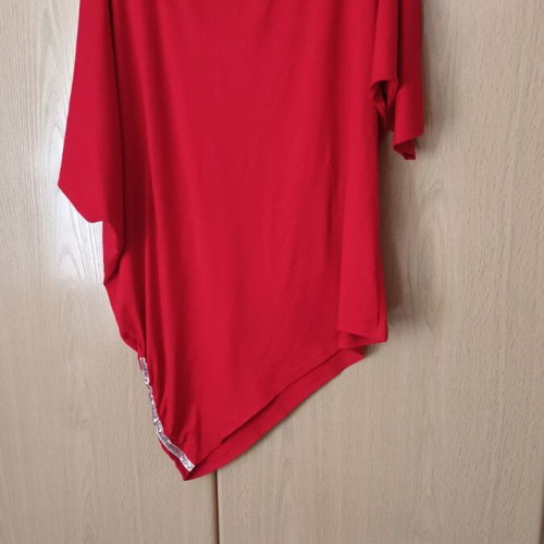 Cossinelle No 4 red blouse new, size XL