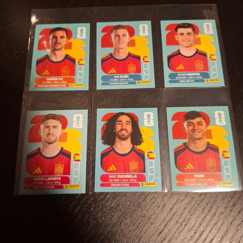 Spain players FIFA World Cup 2026 stickers set