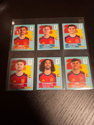 Spain Players FIFA World Cup 2026 Stickers new