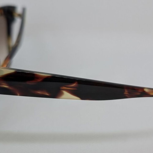 Furla Women's Sunglasses Brown Tortoise Shell Acetate Frame New