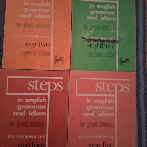 Steps English Grammar Books used, few notes