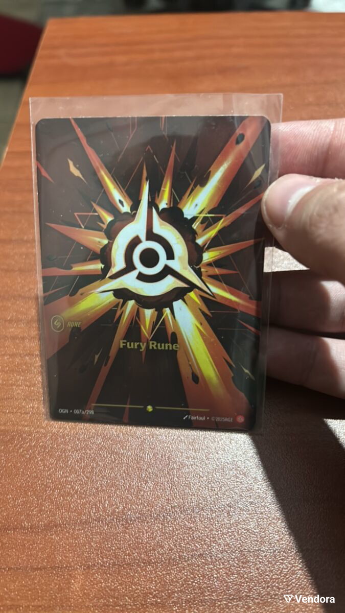 Fury Rune (V.2 - Showcase) Riftbound TCG… - € 14,00 - Vendora.gr