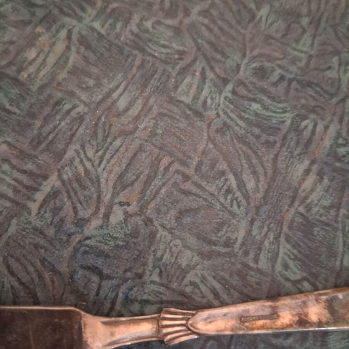 Silver-plated cutlery set like new, 6 forks 17cm and 6 knives 20cm
