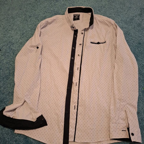 Big Star shirt size L like new, white and blue