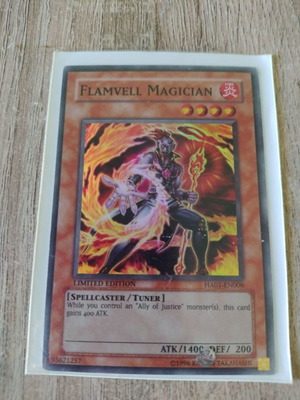 Flamevell Magician Limited Edition Yu-Gi-Oh! like new